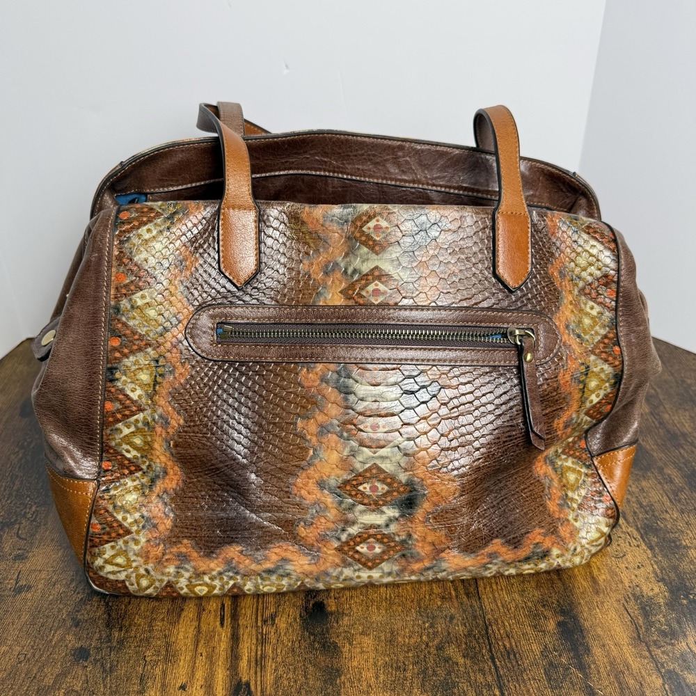 Vintage Sharif Couture Leather Purse Handbag Studded Western Skin - Picture 3 of 7